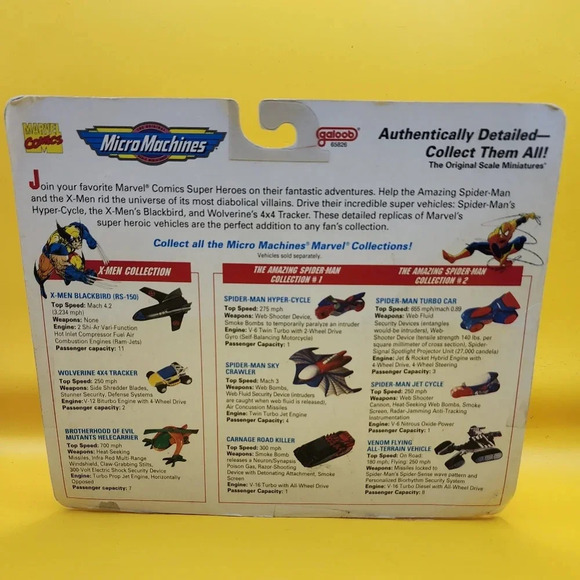 1993 Micro Machines The Amazing Spider-Man #1 Collection NEW - Picture 2 of 4